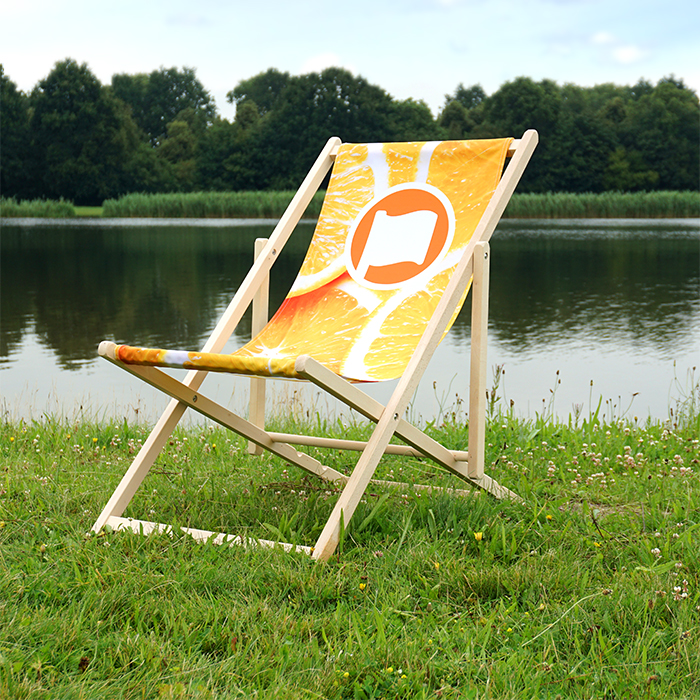 Strandstuhl ohne Rückenlehne