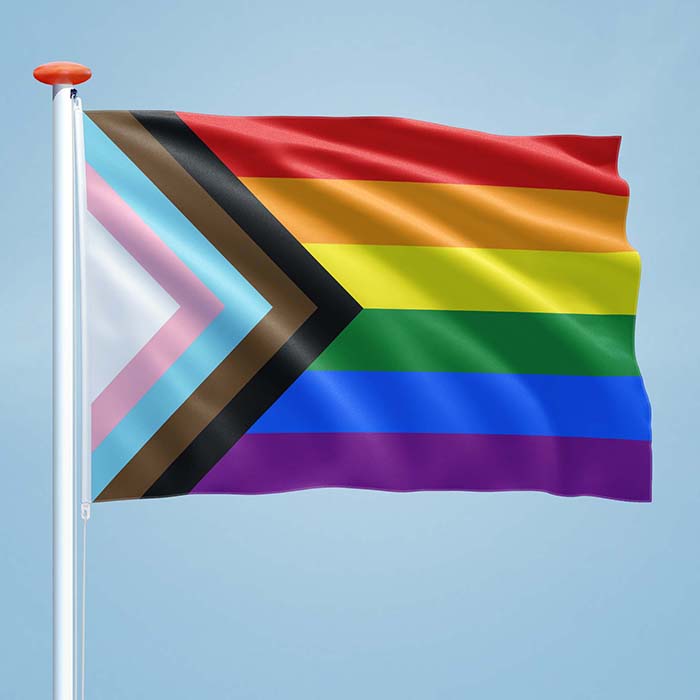 Flagge des Fortschrittsstolzes