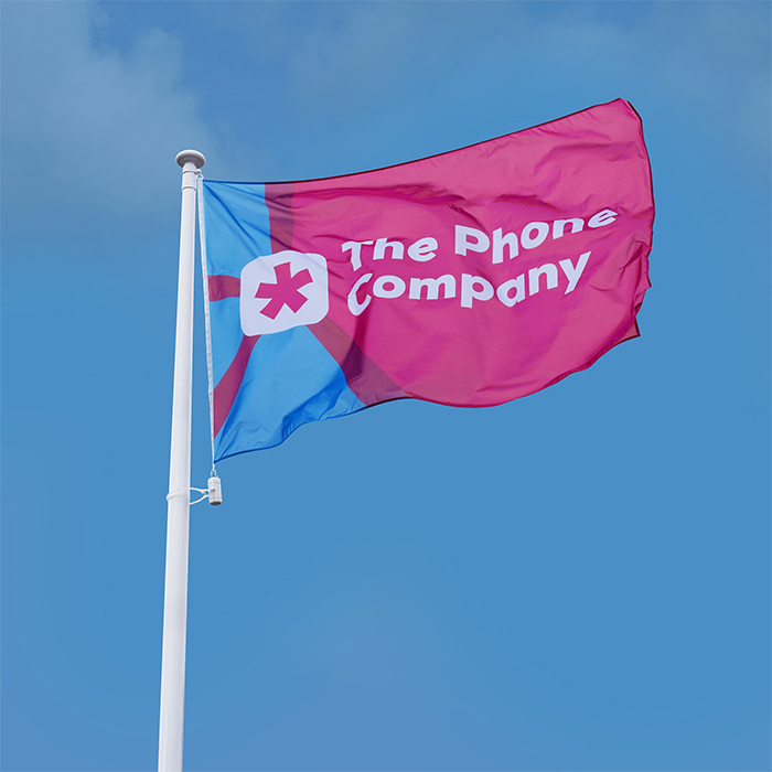 Benutzerdefinierte Flaggengröße