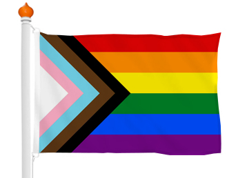 Flagge des Fortschrittsstolzes