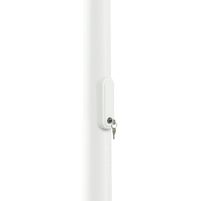 Fahnenmast. Internes Kabel