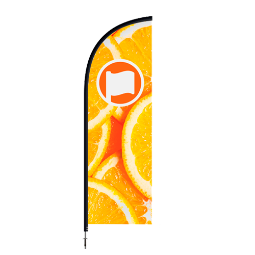 Beachflag Straight Fiber S